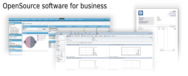 Dolibarr ERP & CRM is a modern and easy to use web software to manage your business (contacts, invoices, orders, products, stocks, agenda, emailings, etc.