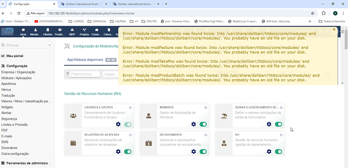 erro dolibarr