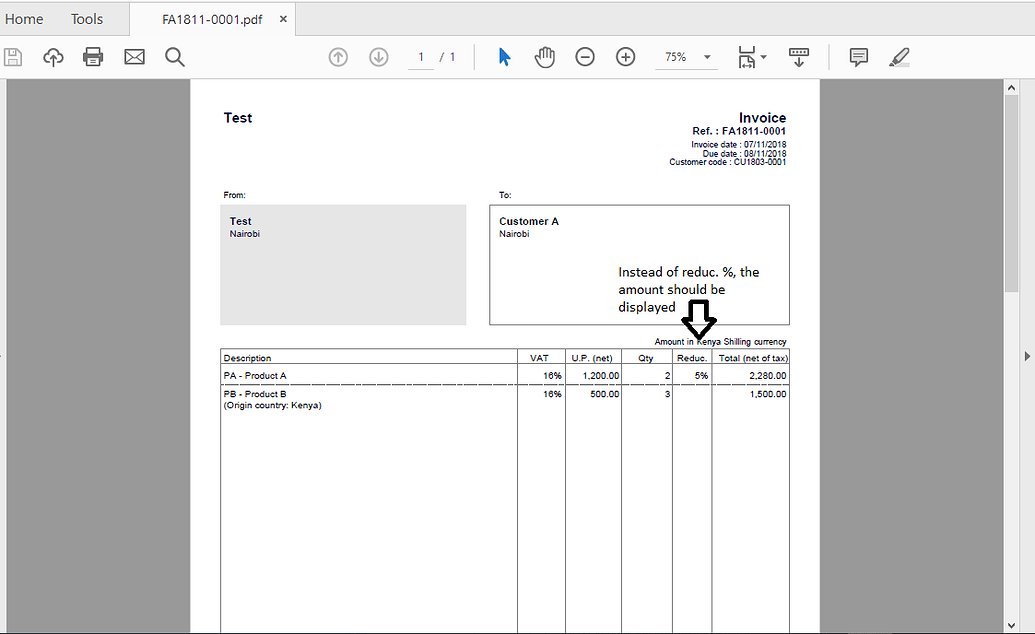 Show discount amount in invoice pdf - Using my Dolibarr - Dolibarr ...